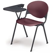 KFI (r) Seating Polypropylene Chair With Left Hand P-Shaped Writing Tablet; Burgundy, 2/Ct