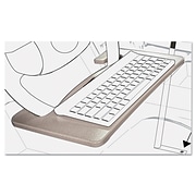 AutoExec Tablet Mount Wheel Desk; Gray