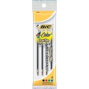 BIC (r) Refill For 4-Color Retractable Ballpoint Pen; Medium; Assorted