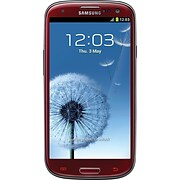 Samsung Galaxy S III 16GB I9300 GSM Unlocked Android Cell Phone; Red