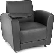 OFM Interplay Polyurethane Single Seat Tablet Chair; Black