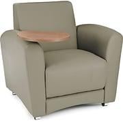 OFM Interplay Polyurethane Single Seat Tablet Chair; Taupe
