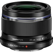 Olympus M.25MM F1.8 Black Digital Camera Lens