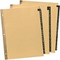 Quill Brand® Leather-Like Tabs Recycled Index Sets