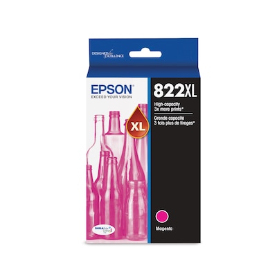 Epson T822XL Magenta High Yield Ink Cartridge (T822XL320-S)
