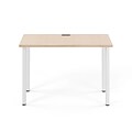 Union & Scale™ Essentials 42W Rectangular Writing Desk, Natural (UN60411-C)