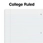 Staples Premium 5-Subject Notebook, 8.5" x 11", College Ruled, 200 Sheets, Blue (TR58318)