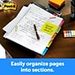 Post-it Tabs, 2" Wide, Solid, Assorted Colors, 30 Tabs/Pack (686-ROYGB)