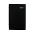 2024-2025 AT-A-GLANCE DayMinder 8 x 12 Academic Monthly Planner, Faux Leather Cover, Black (AY2-00