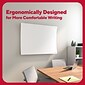TRU RED™ Ergonomic Curved Magnetic Glass Dry-Erase Whiteboard, 4' x 3' (TR62094)