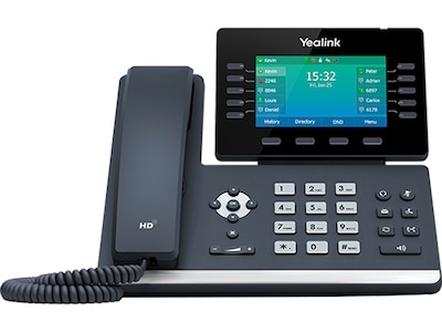 YeaLink SIP-T54W 10-Line Corded IP Telephone, Classic Gray (1301081)