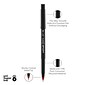 uniball Onyx Rollerball Pen, Micro Point, 0.5mm, Red Ink, Dozen (60042)
