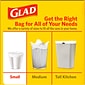 Glad Small Trash Bags - 4 Gallon - 30 Count (78817)