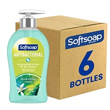 Softsoap Antibacterial Liquid Soap, Fresh Citrus Scent, 11.25 Fl. Oz., 6/Carton (US03563ACT)