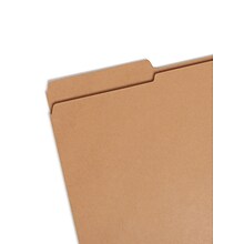 Smead File Folder, Reinforced 1/3-Cut Tab, Legal Size, Kraft, 100/Box (15734)