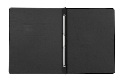 Oxford Paper Report Cover, Large 2 Prong Fastener, Letter, 3" Capacity, Black, 25/Box