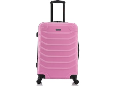 InUSA Endurance Polycarbonate/ABS Medium Suitcase, Pink (IUEND00M-PNK)