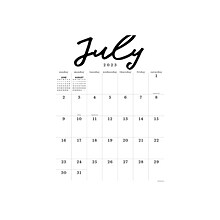 2023-2024 TF Publishing 22 x 17 Academic Monthly Wall Calendar, White/Black (AY24-8212)