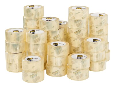 Scotch Heavy Duty Packing Tape, 1.88" x 54.6 yds., Clear, 36/Pack (3750-CS36ST)