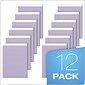 TOPS Prism+ Notepads, 8.5" x 11.75", Wide, Orchid, 50 Sheets/Pad, 12 Pads/Pack (TOP63140)