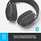 Logitech Zone Vibe 100 Wireless Noise Canceling Bluetooth Headset, Graphite (981-001256)