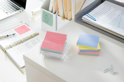 Post-it Recycled Pop-up Notes, 3" x 3", Sweet Sprinkles Collection, 100 Sheet/Pad, 12 Pads/Pack (R330RP12AP)