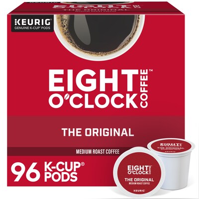 Eight OClock Original Coffee Keurig® K-Cup® Pods, Medium Roast, 96/Carton (64053)