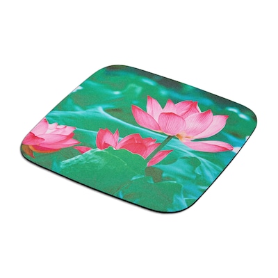 Quill Brand® Fashion Mouse Pad, Pink Floral