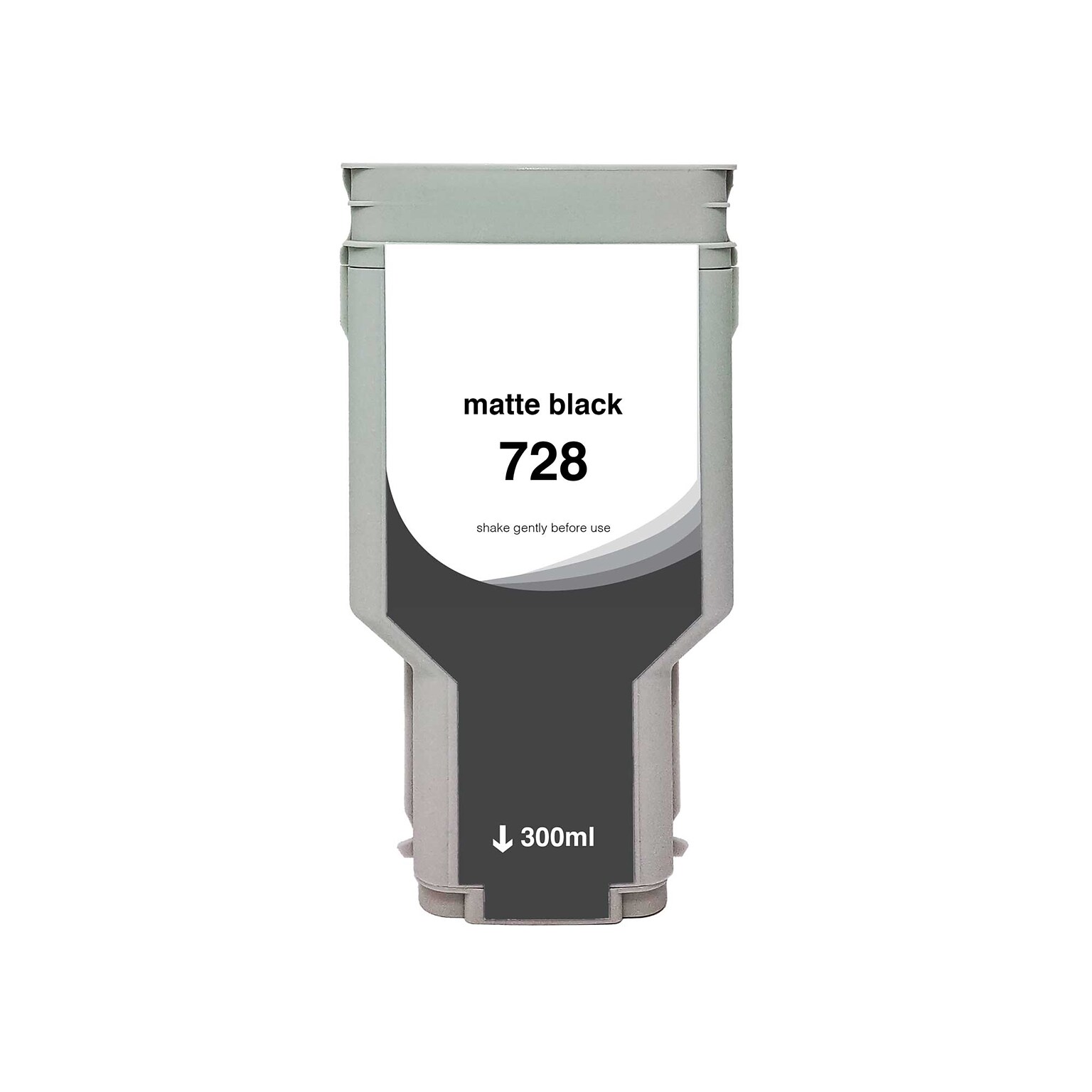 Clover Imaging Group Compatible Matte Black Standard Yield Wide Format Inkjet Cartridge Replacement for HP 728 (F9J68A)