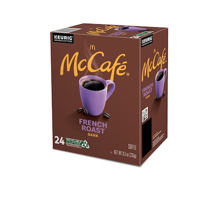 McCafe French Roast Coffee, Dark Roast, Keurig® K-Cup® Pods, 24/Box (5000201378)