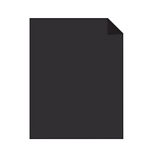 Astrobrights 65 lb. Cardstock Paper, 8.5 x 11, Eclipse Black, 100 Sheets/Pack (22024-01)
