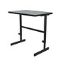Correll 24"W Rectangular Adjstable Standing Desk, Gray Granite (CST2436TF-15)