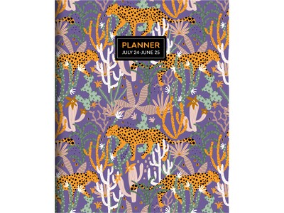 2024-2025 TF Publishing Jungle Cat 9 x 11 Academic Monthly Planner, Paperboard Cover, Multicolor (