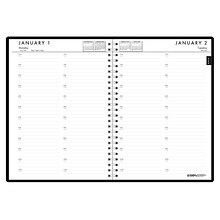 2024 House of Doolittle 7 x 10 Daily & Monthly Appointment Book, Black (2896-32-24)