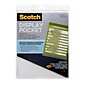 Scotch Display Pocket, 8.5" x 11", Clear (WL854C)