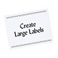 PRES-a-ply Laser/Inkjet Shipping Labels, 8-1/2" x 11", White, 1 Label/Sheet, 100 Sheets/Box (30605)
