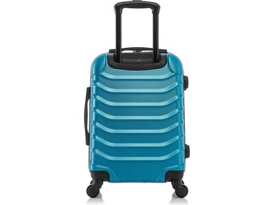 InUSA Endurance 25.39" Hardside Suitcase, 4-Wheeled Spinner, Teal (IUEND00M-TEA)
