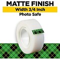 Scotch Magic Tape Refill, 3/4 x 36 yds., 1 Core, 6 Rolls/Pack (MMM8106PK)