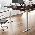 Bush Business Furniture Move 40 Series 72W Electric Height Adjustable Standing Desk, Black Walnut/C