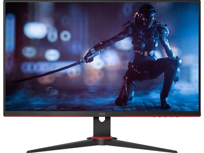 AOC 24 165 Hz LED Gaming Monitor, Black/Red (24G2SE)