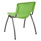 Flash Furniture HERCULES Series Plastic Stack Chair, Green (RUTF01AGN)