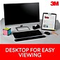 3M Document Stand with Clip & Guide Bar, Black (DH340MB)