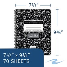 Roaring Spring Paper Products Signature Collection Composition Notebook, 7.5 x 9.75, Graph-Ruled,