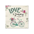 2024 BrownTrout Love The Journey 12 x 12 Monthly Wall Calendar (9781773728001)