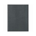 Blueline Hardcover Executive Journal, 7.25 x 9.25, Wide-Ruled, Cool Gray, 144 Pages (A7.GRY)