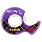 Scotch Gift Wrap Tape with Dispenser, 3/4" x 23.61 yds., 4 Rolls (415)