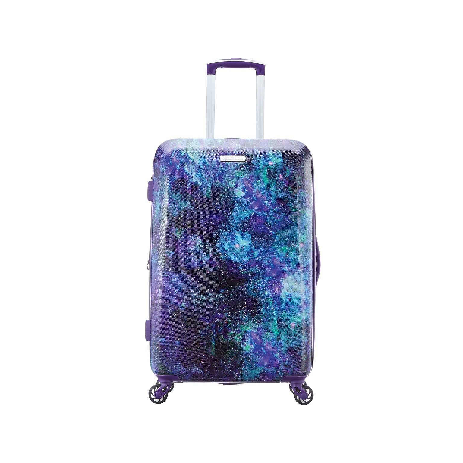 American Tourister Moonlight 27.55 Hardside Cosmos Suitcase, 4-Wheeled Spinner, Cosmos (92505-6418)