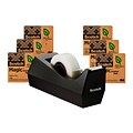 Scotch Magic Greener Invisible Tape with Dispenser, 3/4 x 25 yds., 6 Rolls/Pack (812-6PC38)