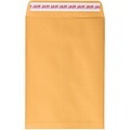 JAM Paper Self Seal Catalog Envelope, 10 1/2 x 7 1/2, Brown Kraft Manila, 100/Pack (13034230D)