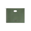 Smead Hanging File Folders, 1-3/4 Expansion, Letter Size, Standard Green, 25/Box (64218)